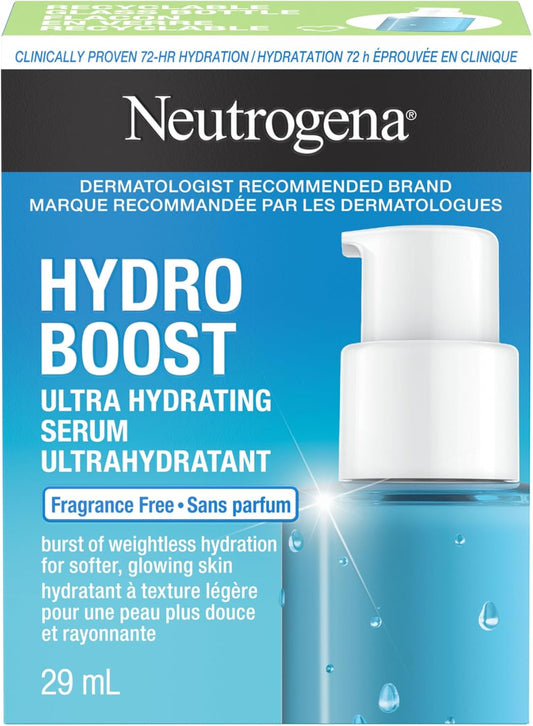 Hydro Boost Ultra Hydrating Serum, Hyaluronic Acid, Amino Acids, Electrolytes, Acne, Dry & Sensitive Skin, 29Ml