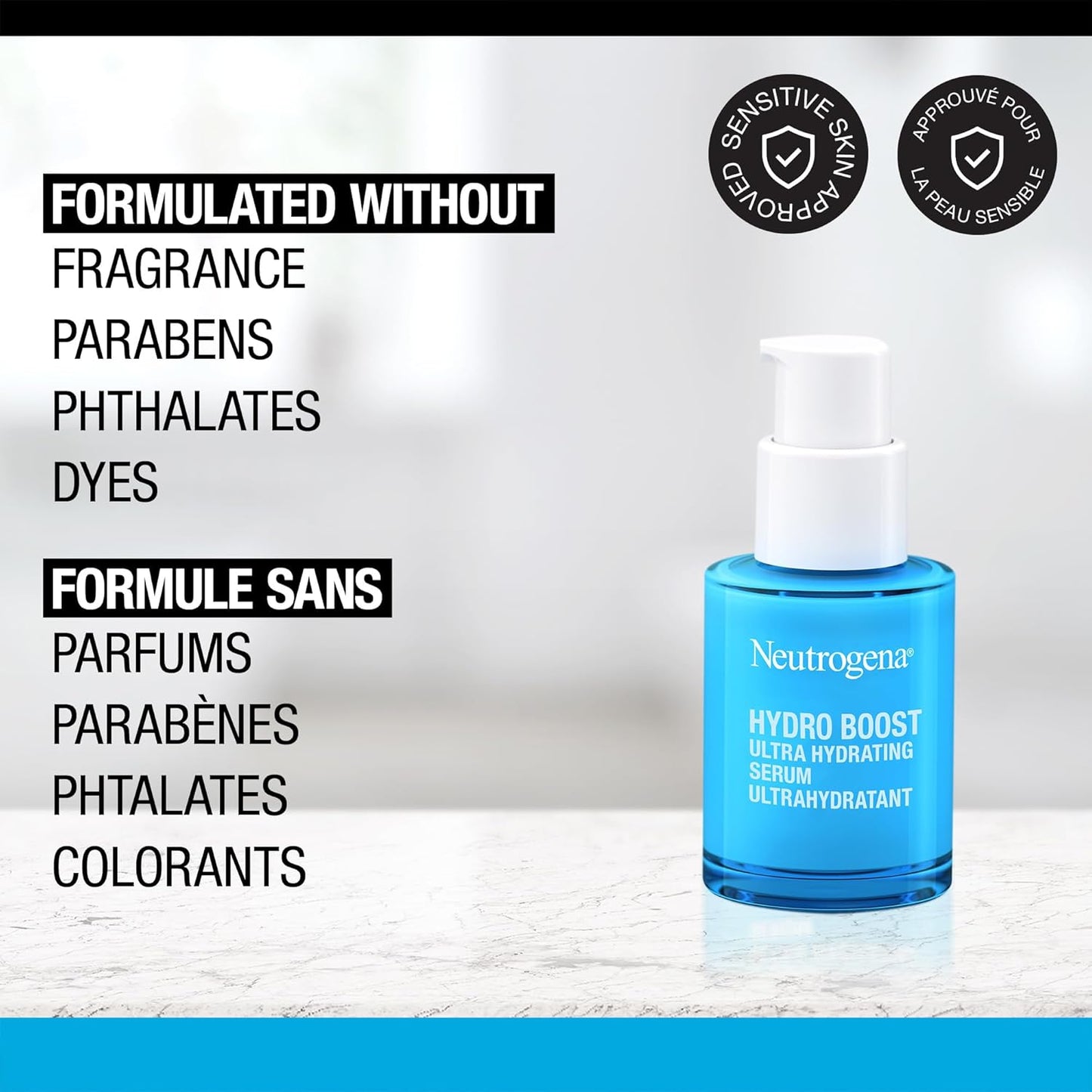 Hydro Boost Ultra Hydrating Serum, Hyaluronic Acid, Amino Acids, Electrolytes, Acne, Dry & Sensitive Skin, 29Ml