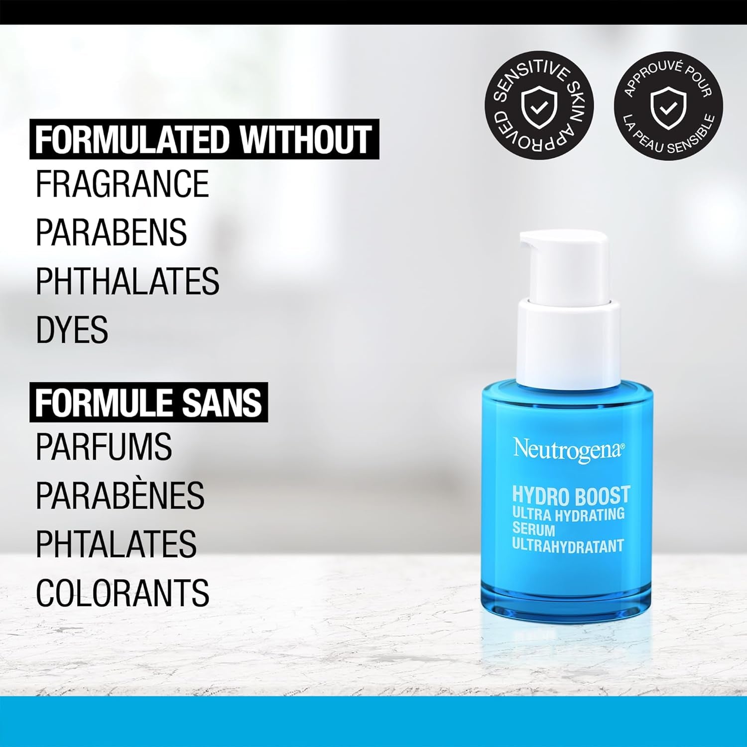 Hydro Boost Ultra Hydrating Serum, Hyaluronic Acid, Amino Acids, Electrolytes, Acne, Dry & Sensitive Skin, 29Ml