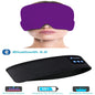 Wireless Bluetooth Sleeping Headphones Headband Thin Soft Elastic Comfortable Music Ear Phones Eye Mask for Side Sleeper Sports