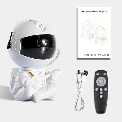 Astronaut LED Star Galaxies Projector Night Light Starry Sky Porjectors Lamp Bluetooth Speaker For Bedroom Room Decor Kids Gift