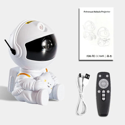 Astronaut LED Star Galaxies Projector Night Light Starry Sky Porjectors Lamp Bluetooth Speaker For Bedroom Room Decor Kids Gift